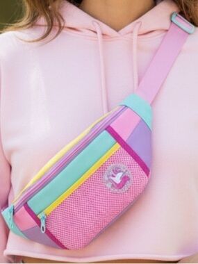 Girls Rainbow Unicorn Belt Bag – Adjustable & Fun